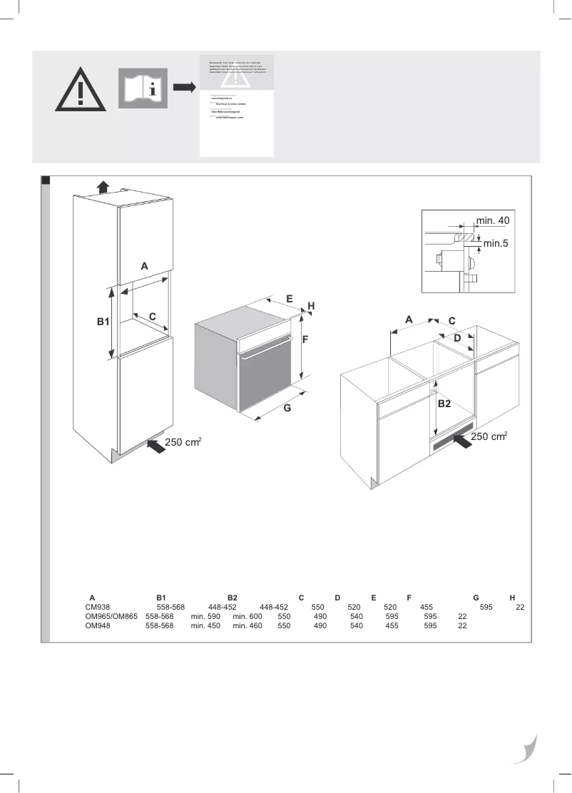 Imagen de la primera página del manual del dispositivo CM450ZT