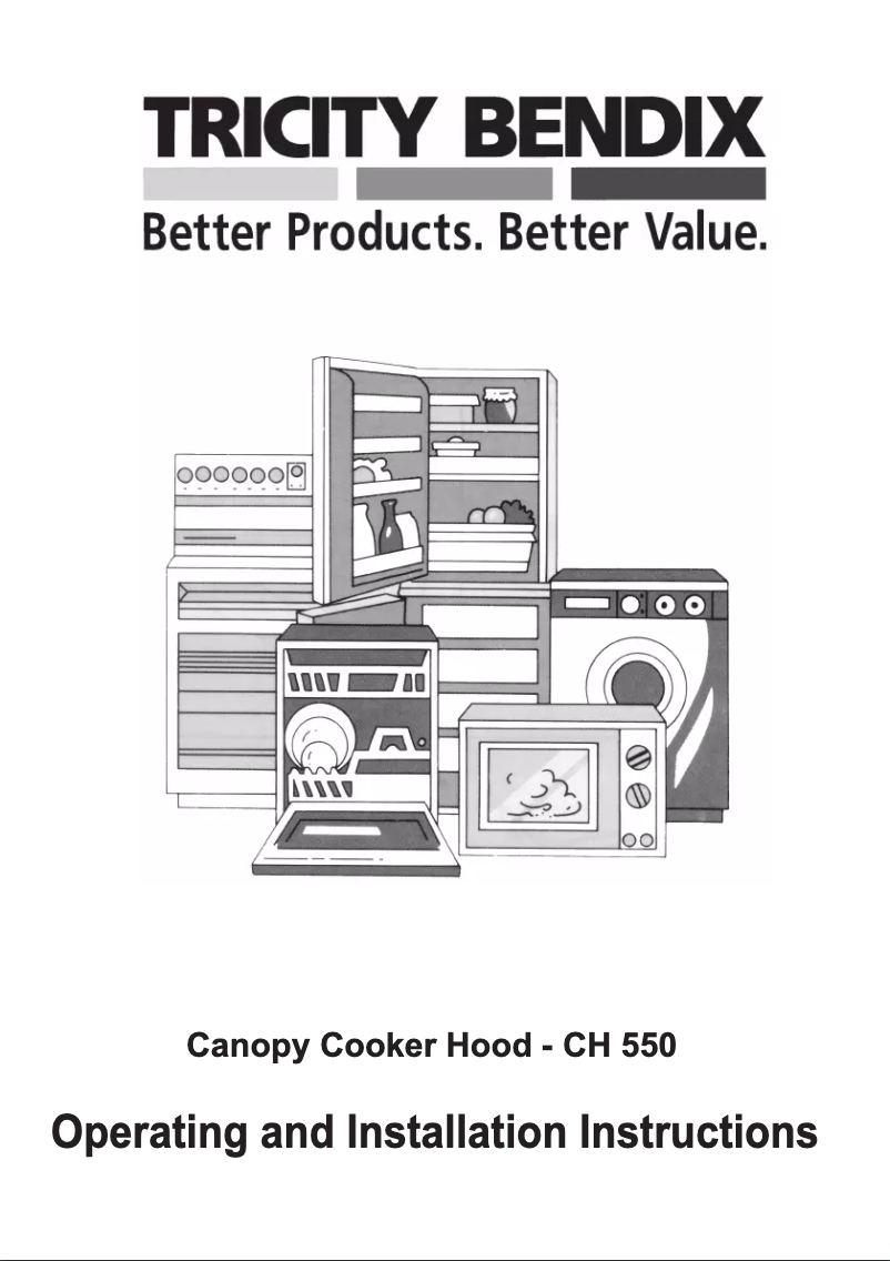 Imagen de la primera página del manual del dispositivo CH550W
