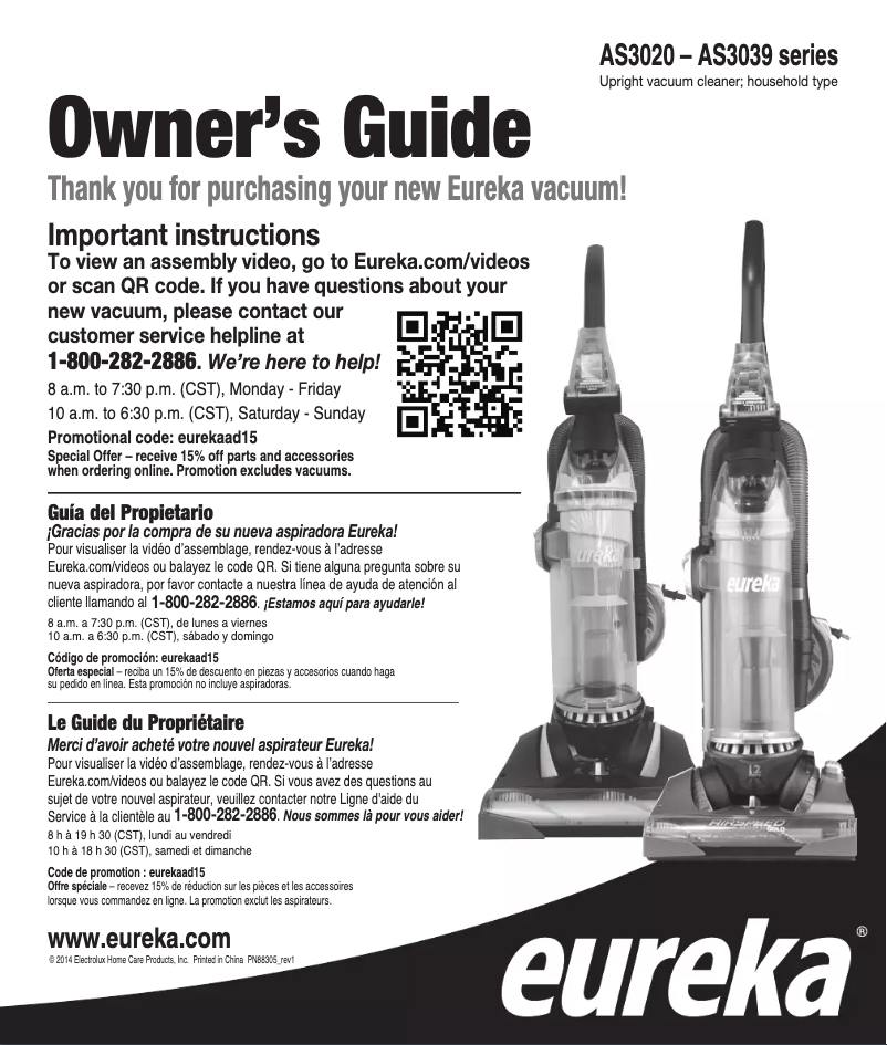 Imagen de la primera página del manual del dispositivo AirSpeed AS3033A