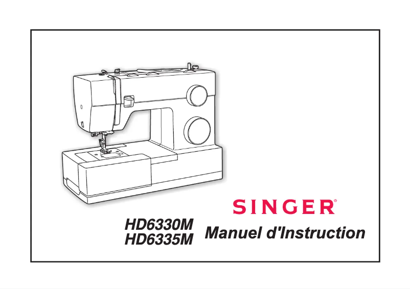 Página 1 del manual Manual de usuario Singer HD6330M