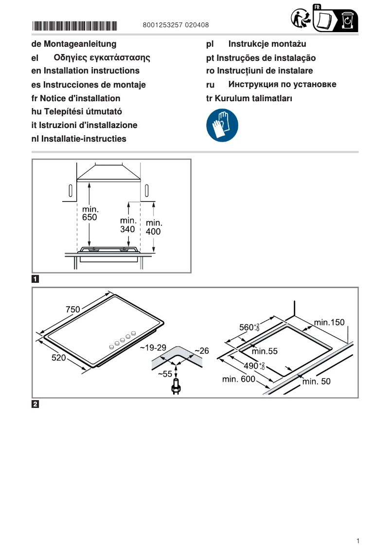 Imagen de la primera página del manual del dispositivo ER7A6RB70D