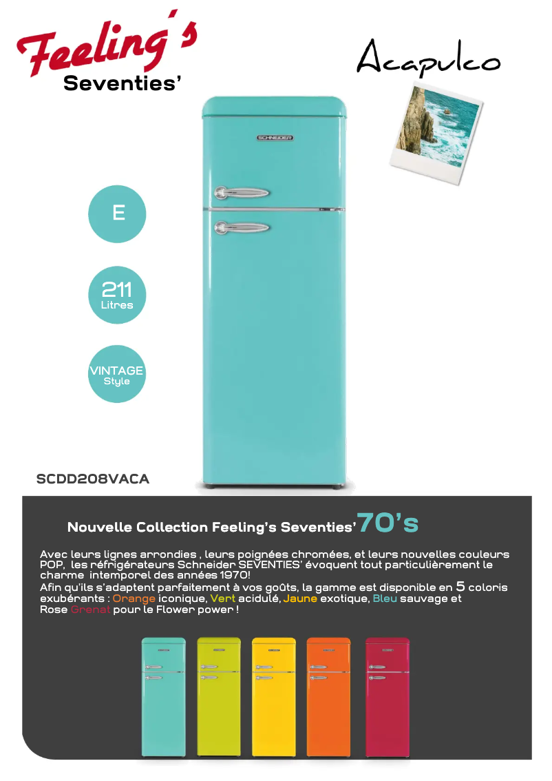 Página 1 del manual Ficha técnica Schneider SCDD208VACA