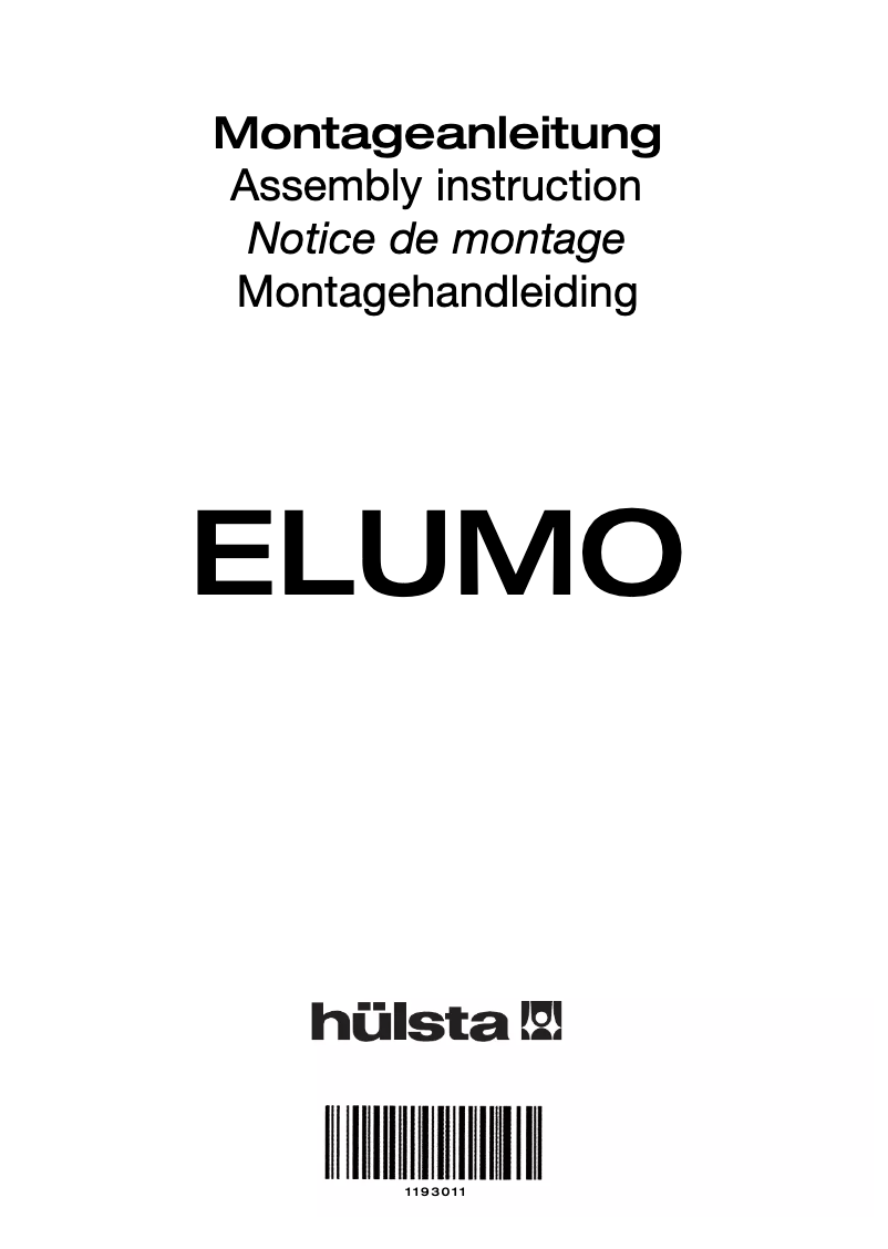 Imagen de la primera página del manual del dispositivo ELUMO