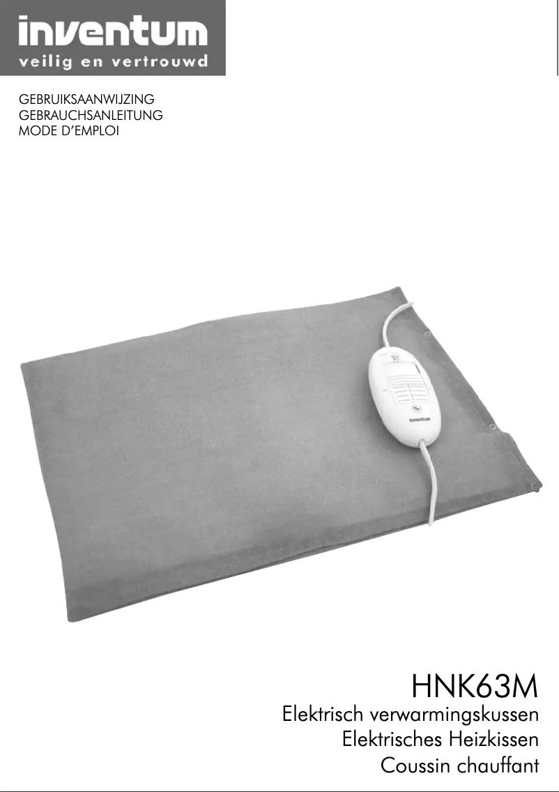 Página 1 del manual Manual de usuario Inventum HNK63M