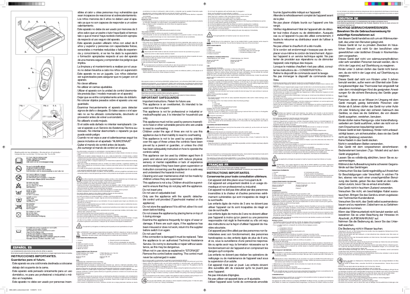 Imagen de la primera página del manual del dispositivo CT8625