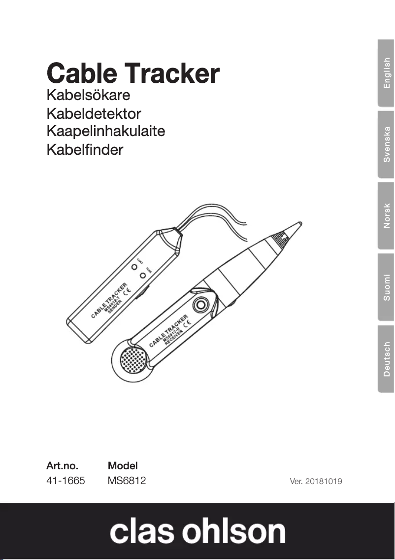 Página 1 del manual Manual de usuario Mastech MS6812