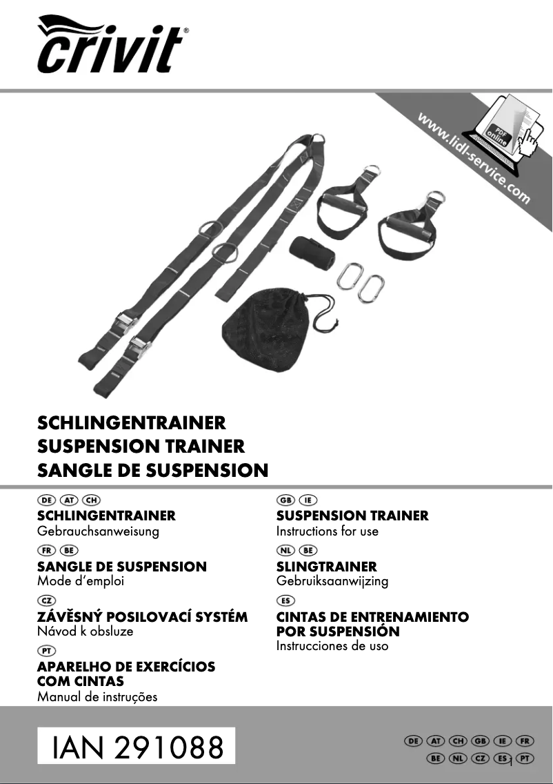 Imagen de la primera página del manual del dispositivo IAN 291088