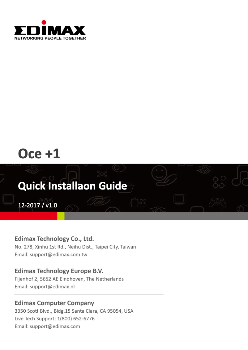 Imagen de la primera página del manual del dispositivo Office +1