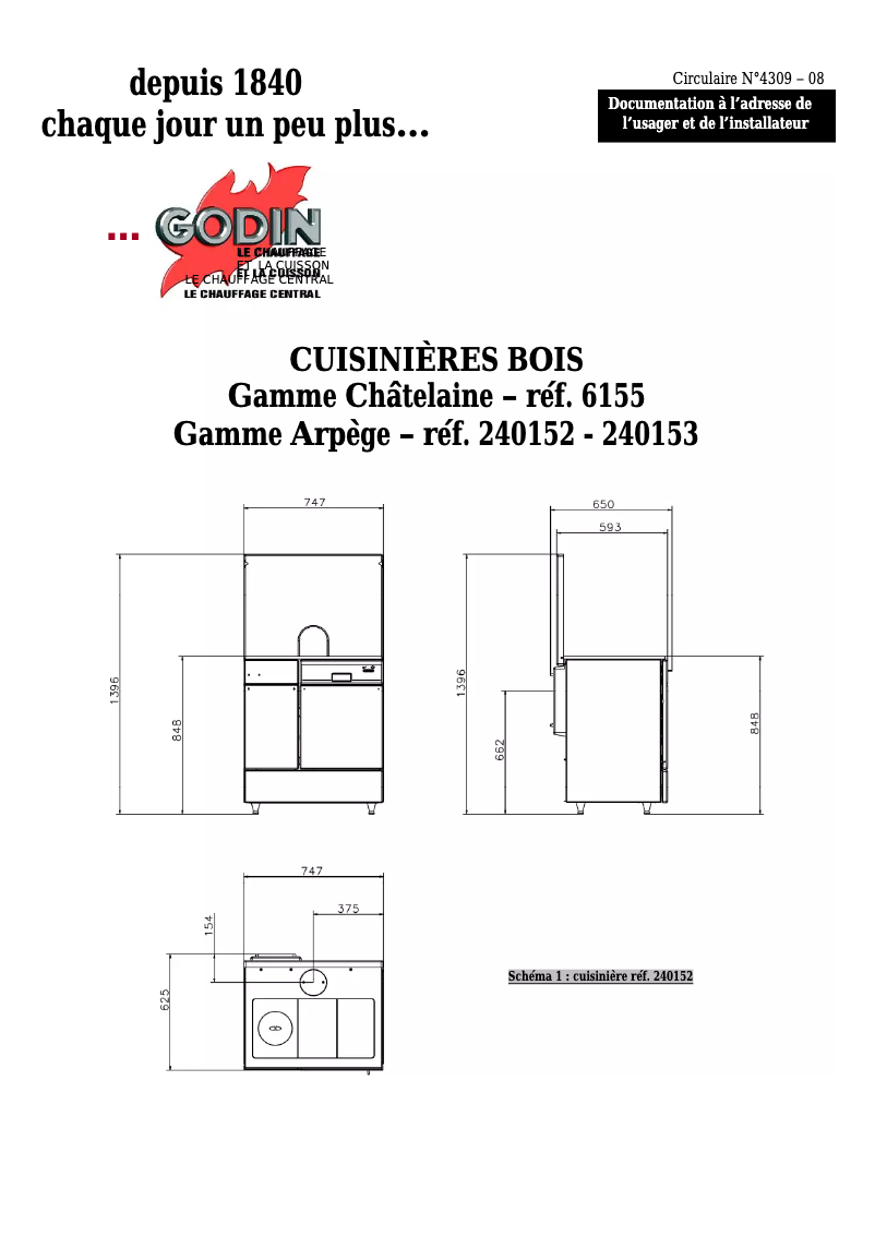 Página 1 del manual Manual de usuario Godin Arpege