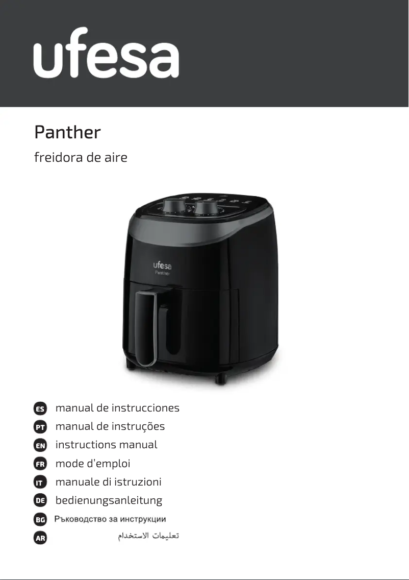 Imagen de la primera página del manual del dispositivo Panther