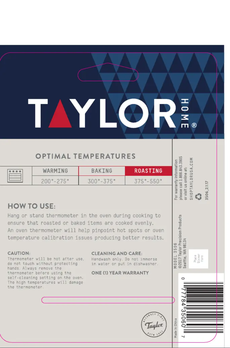 Página 1 del manual Manual de usuario Taylor 3506