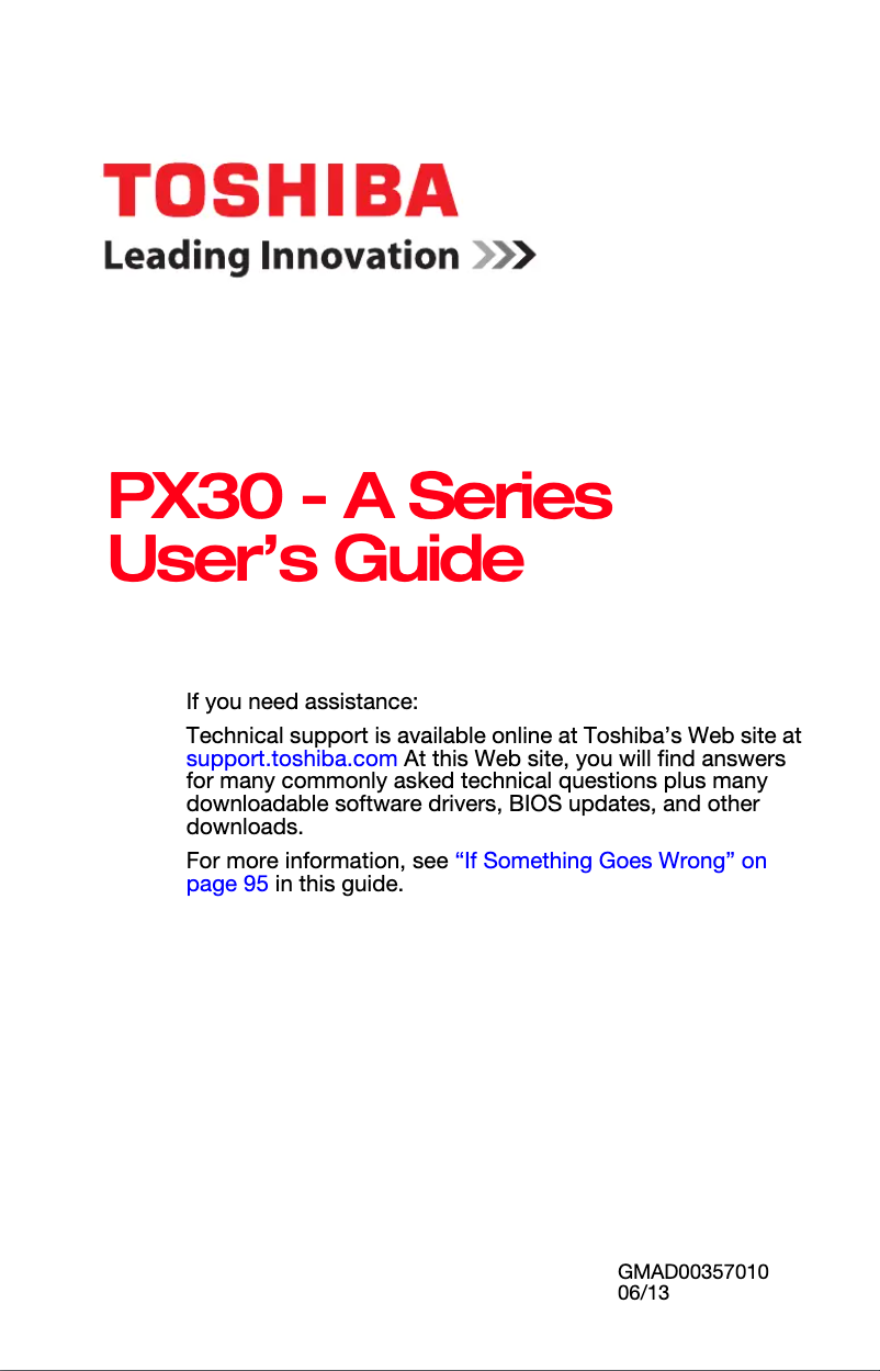 Imagen de la primera página del manual del dispositivo PX35T