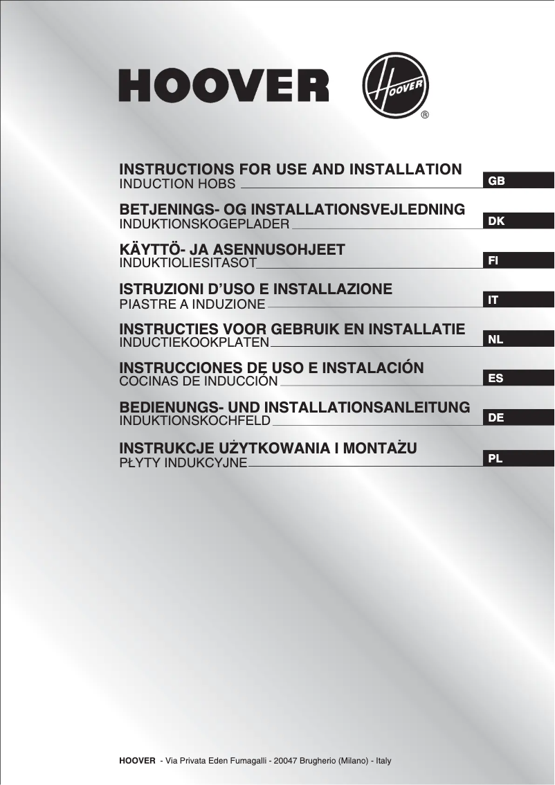 Imagen de la primera página del manual del dispositivo HVI 469 B
