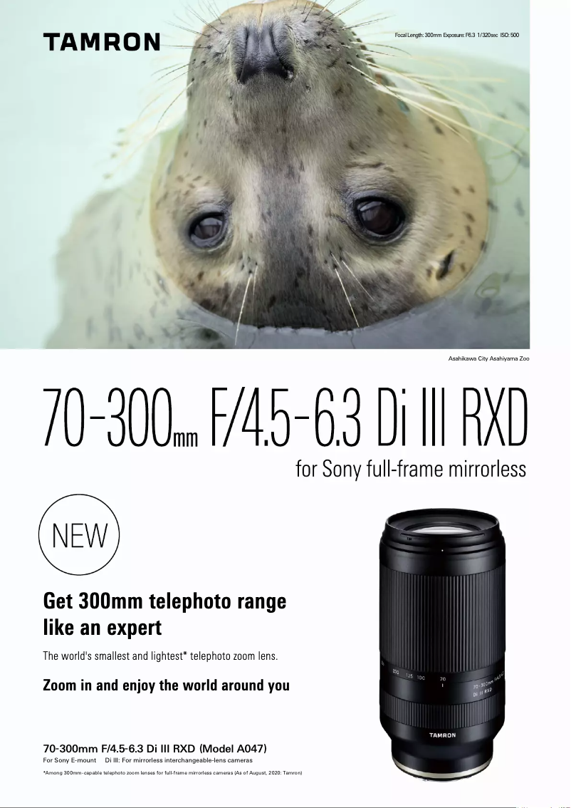 Imagen de la primera página del manual del dispositivo SP 70-300mm F/4-5.6 Di VC USD