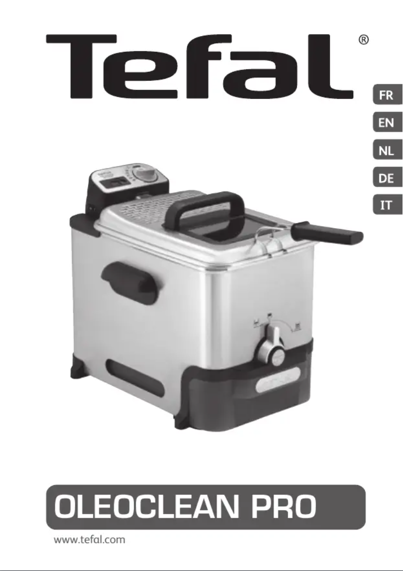 Página nº 1 - Manual de usuario Tefal Oleoclean Pro FR8040