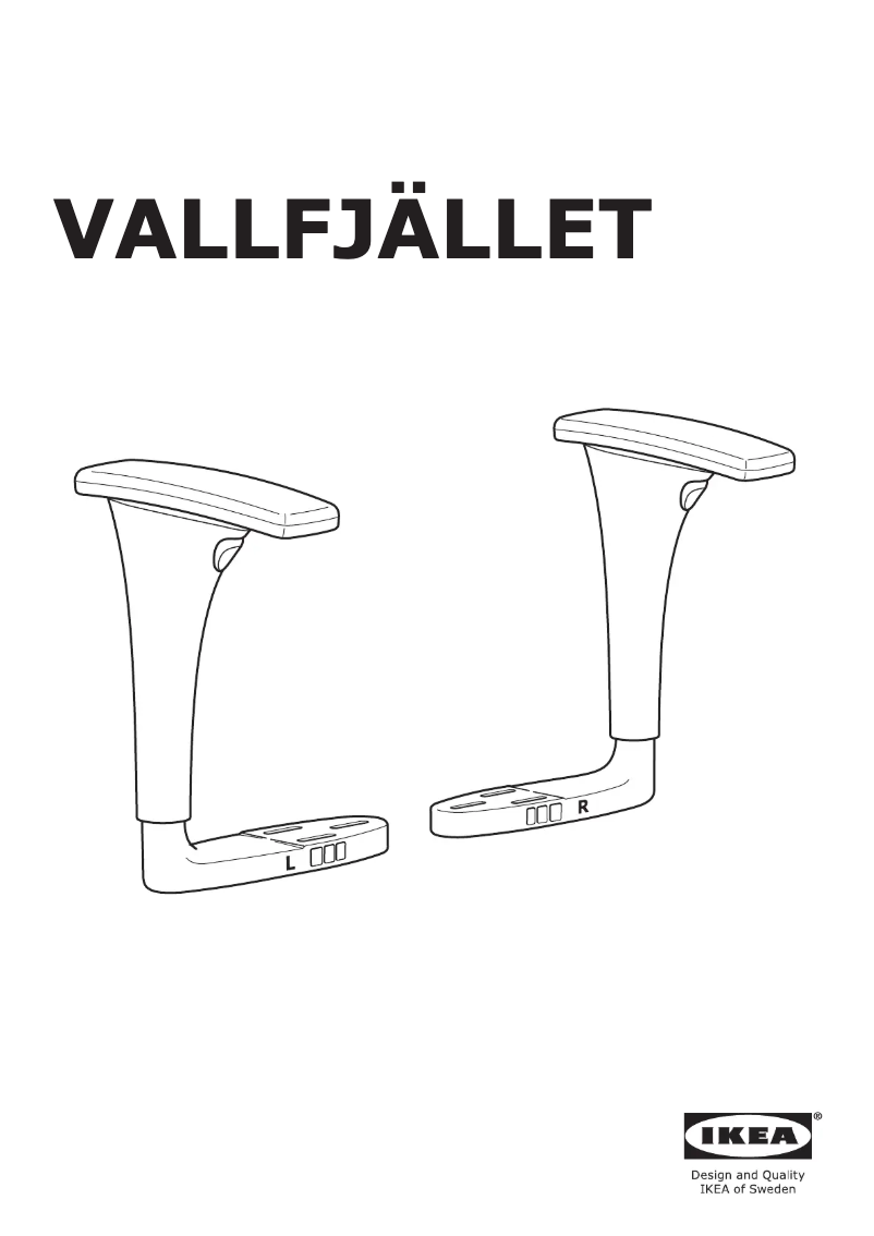 Página 1 del manual Manual de usuario Ikea VALLFJÄLLET 104.684.03