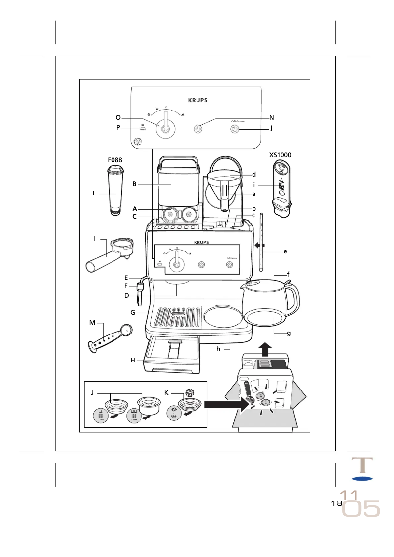 Imagen de la primera página del manual del dispositivo XP2070