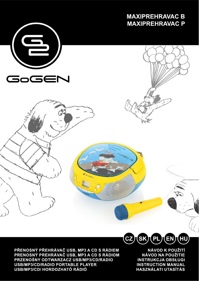 Imagen de la primera página del manual del dispositivo MAXI PREHRAVAC B