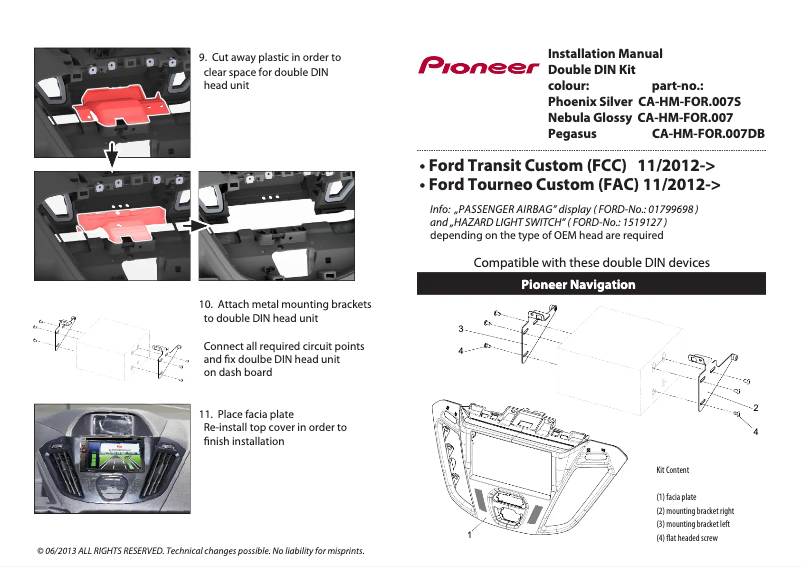 Imagen de la primera página del manual del dispositivo CA-HM-FOR.007