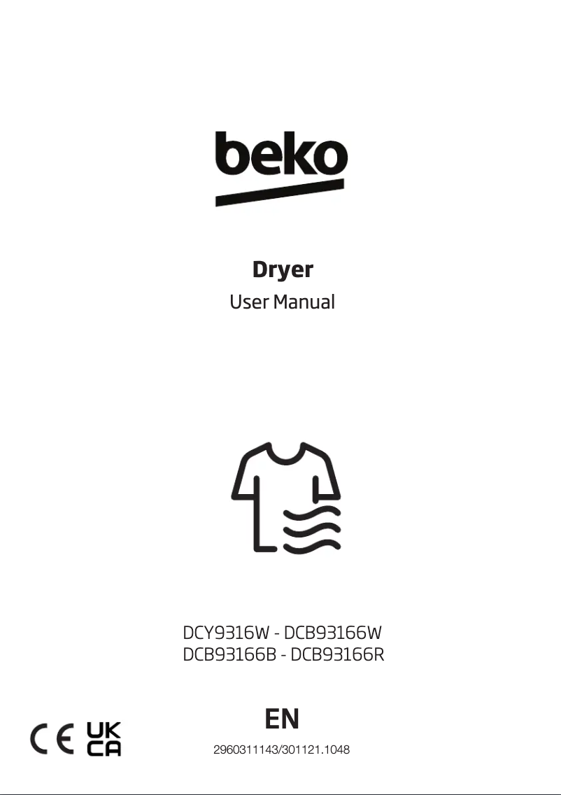 Imagen de la primera página del manual del dispositivo DCB93166W