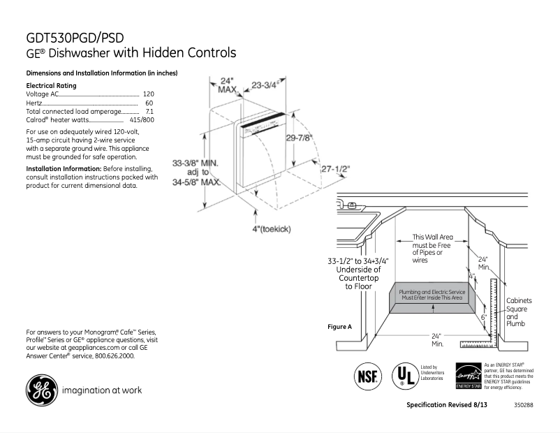 Imagen de la primera página del manual del dispositivo GDT530PGDBB