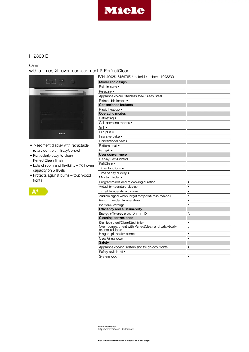 Imagen de la primera página del manual del dispositivo H 2860 B