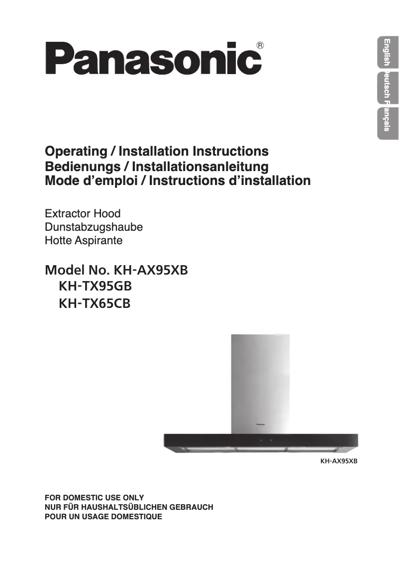 Página 1 del manual Manual de usuario Panasonic KH-TX95GB