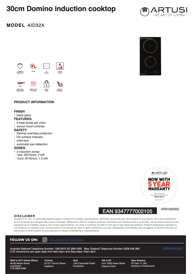 Imagen de la primera página del manual del dispositivo AID32A