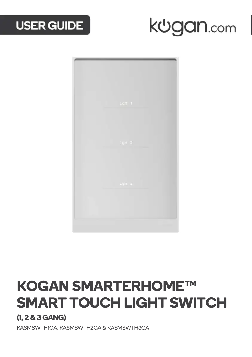 Página 1 del manual Manual de usuario Kogan KASMSWTH3GA 2PACK