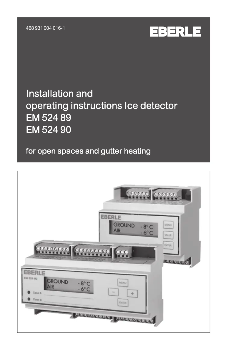 Página 1 del manual Manual de usuario Eberle EM 524 90