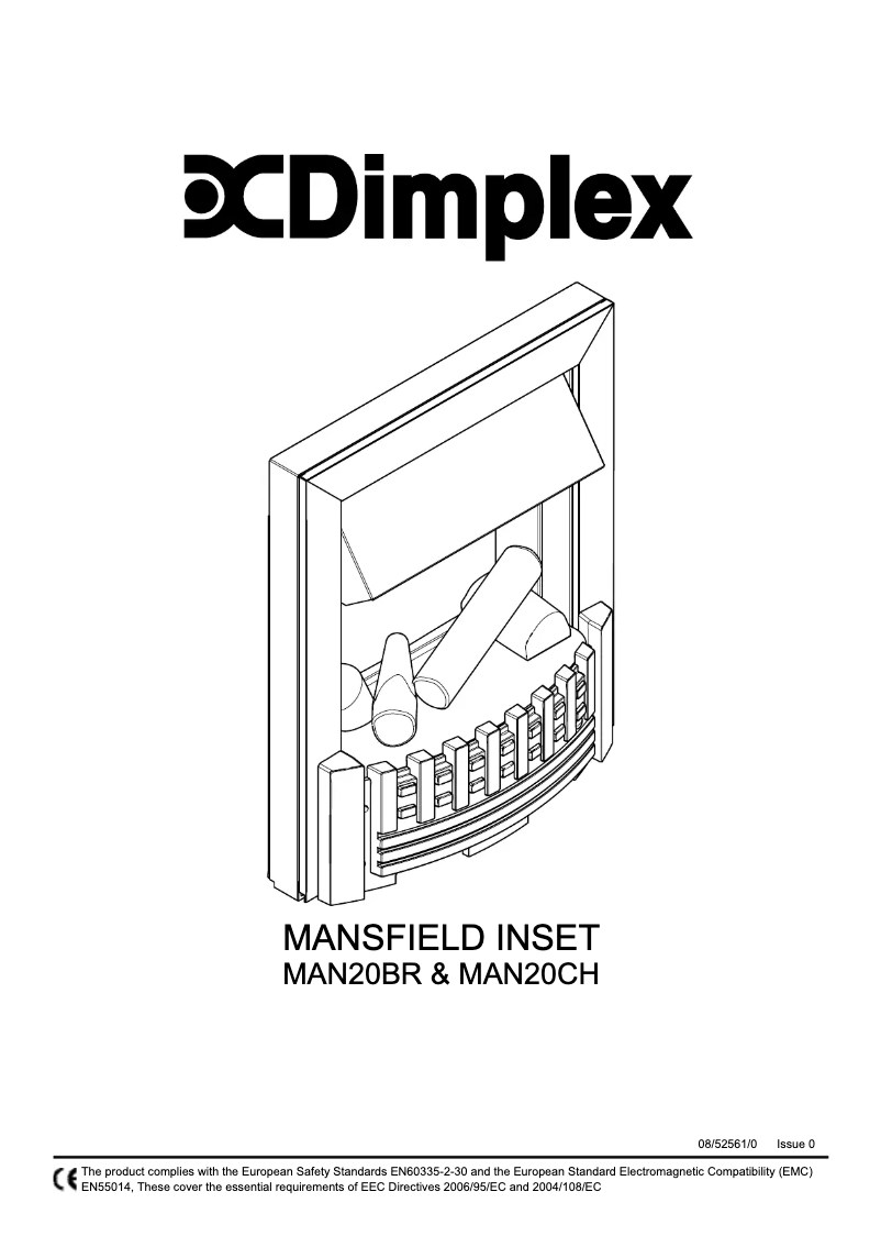 Página 1 del manual Manual de usuario Dimplex Mansfield MAN20CH