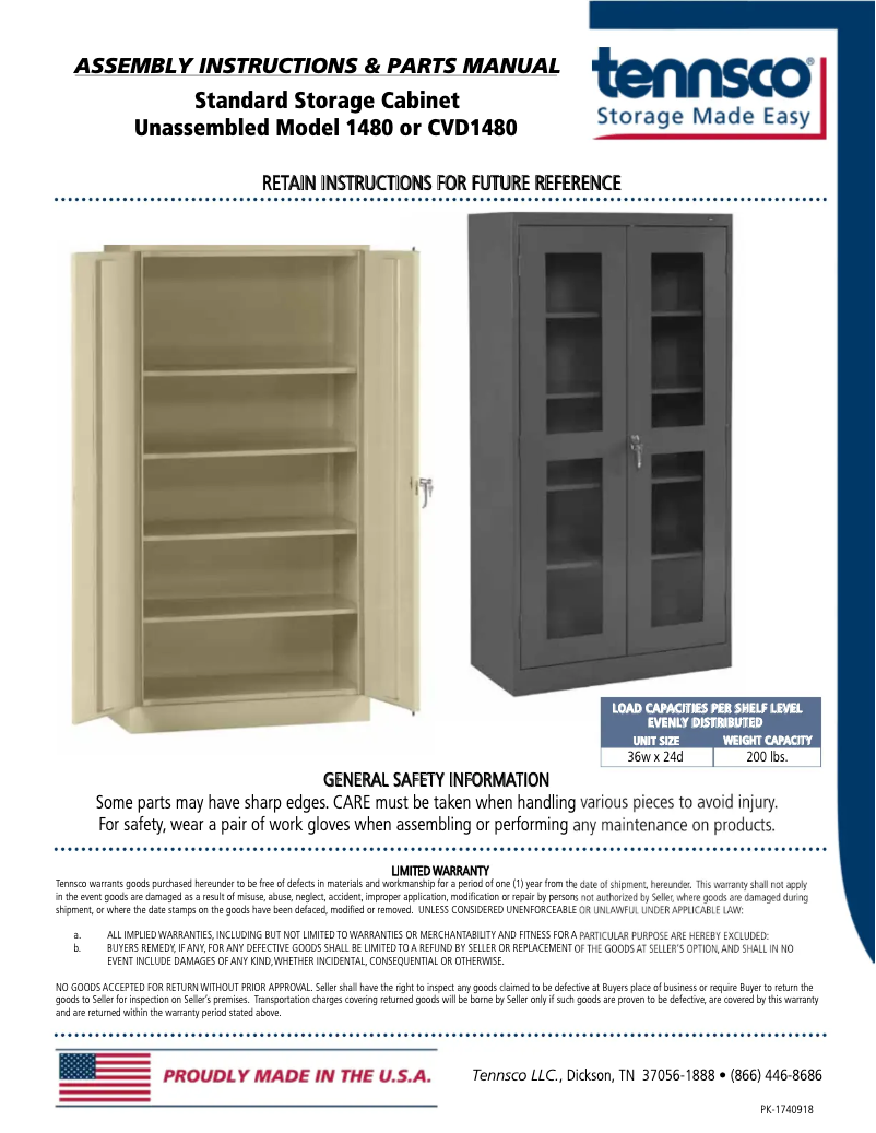 Imagen de la primera página del manual del dispositivo CVD1480