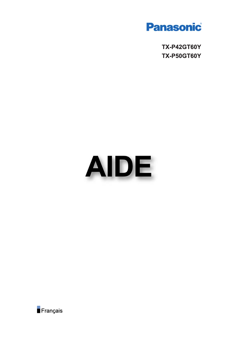 Página nº 1 - Manual de usuario Panasonic TX-P50GT60Y