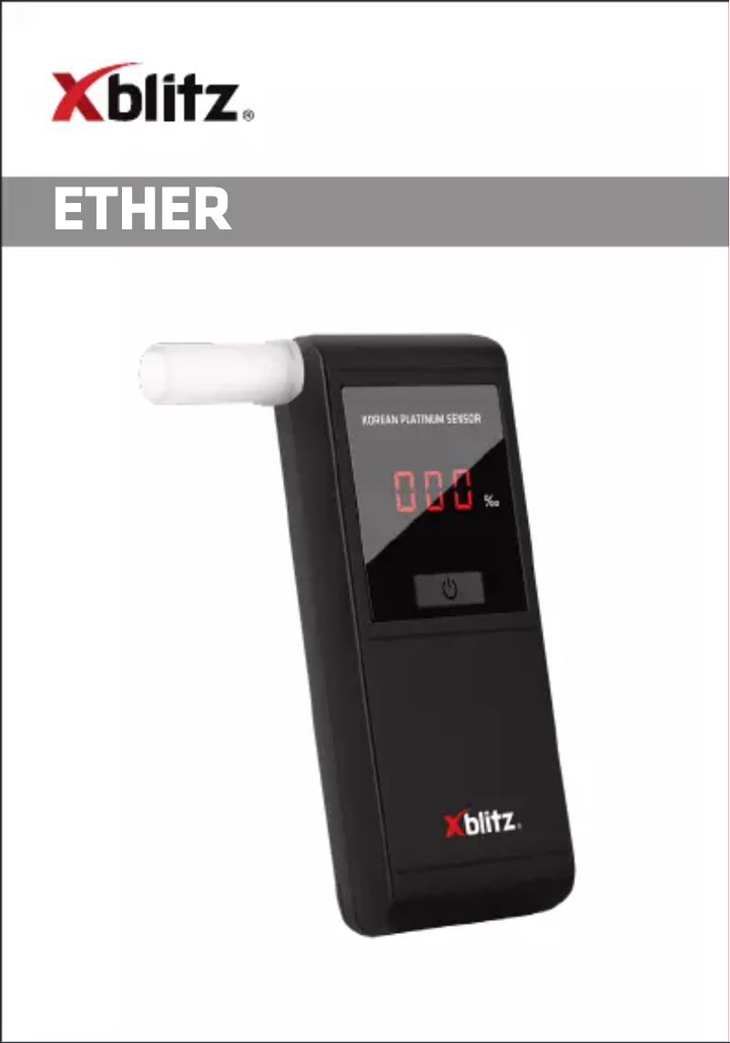 Imagen de la primera página del manual del dispositivo Ether