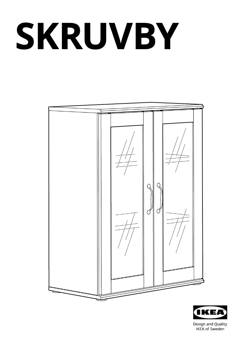 Página 1 del manual Manual de usuario Ikea SKRUVBY 205.088.42