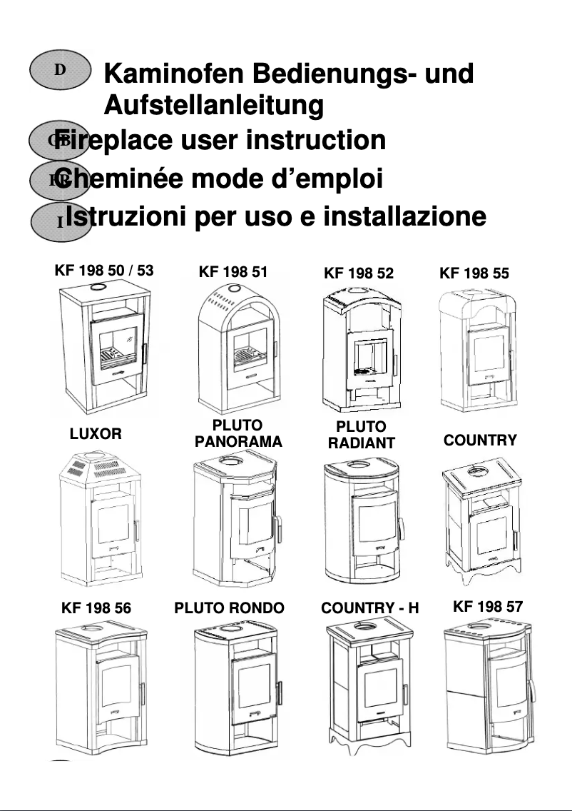 Imagen de la primera página del manual del dispositivo KF 198 56