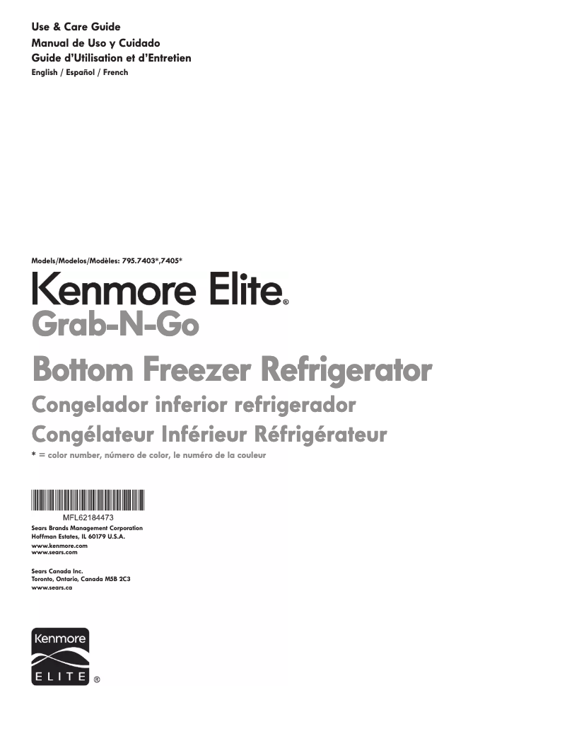 Imagen de la primera página del manual del dispositivo 74033