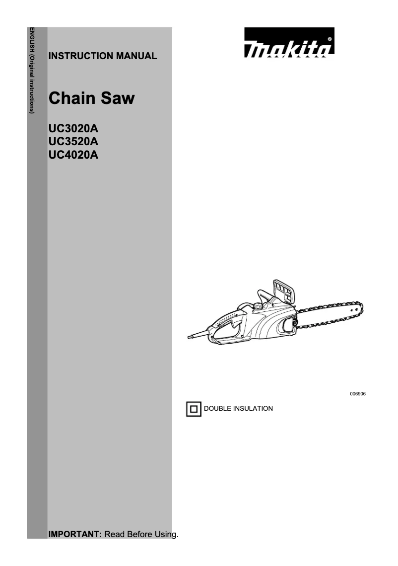 Imagen de la primera página del manual del dispositivo UC3520A