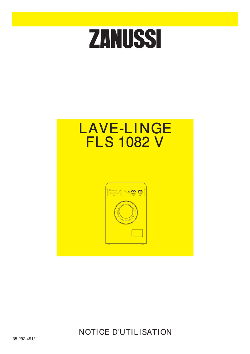 Imagen de la primera página del manual del dispositivo FLS 1082v