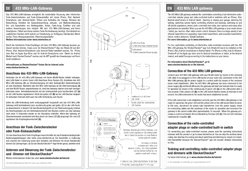 Página nº 1 - Manual de usuario Intertechno ITGW-433