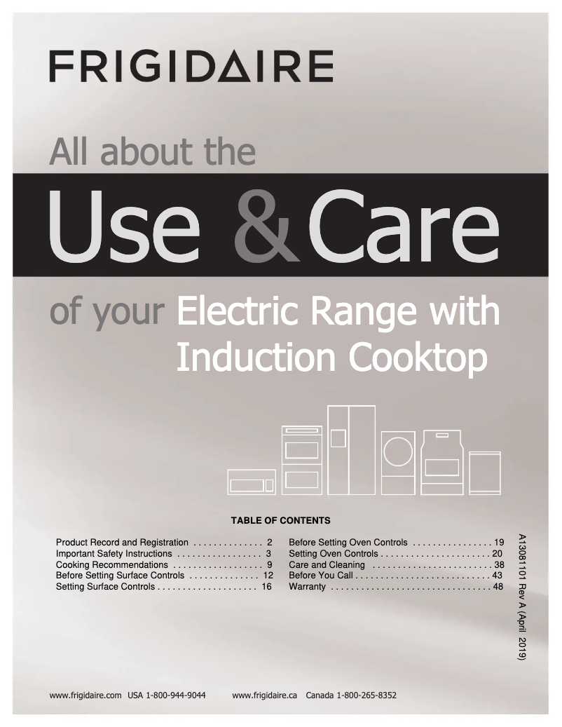 Imagen de la primera página del manual del dispositivo FGIH3047VF