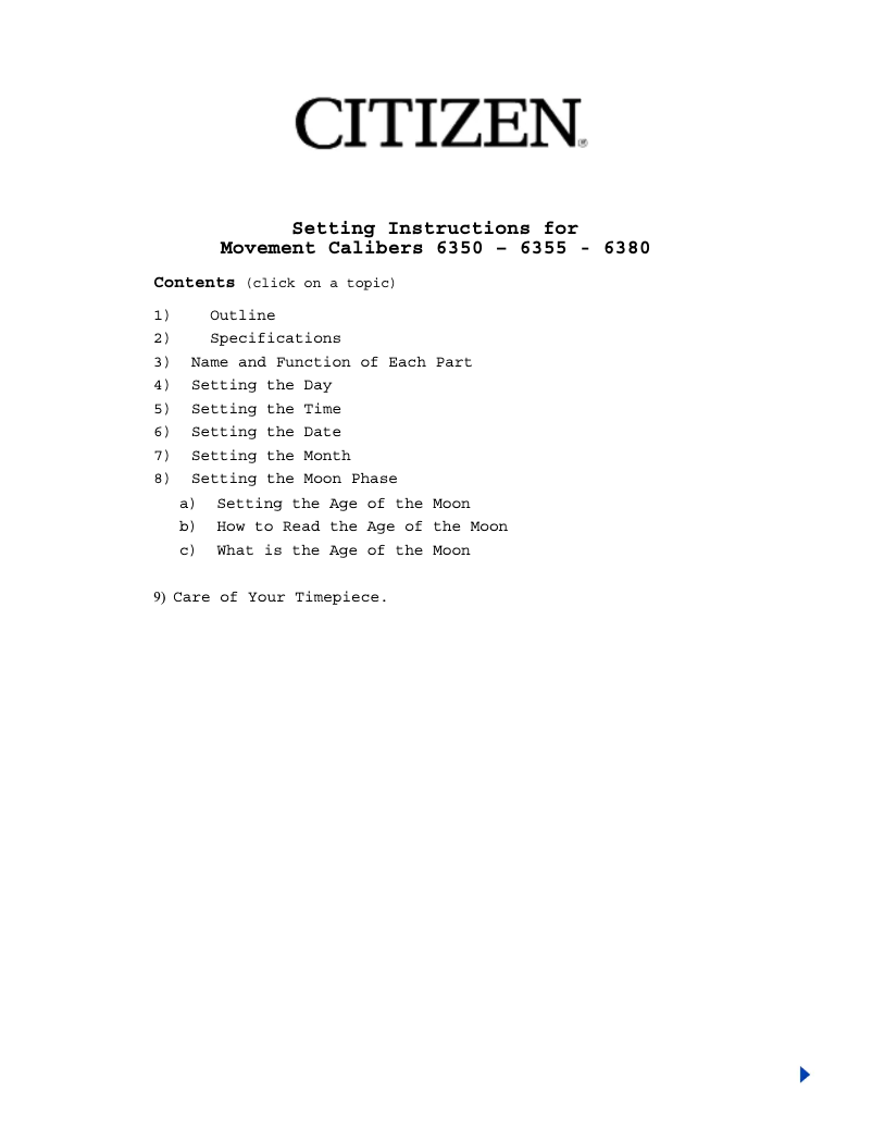 Imagen de la primera página del manual del dispositivo CAL 6350