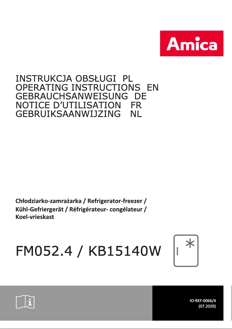 Página nº 1 - Manual de usuario Amica KB 15140 W