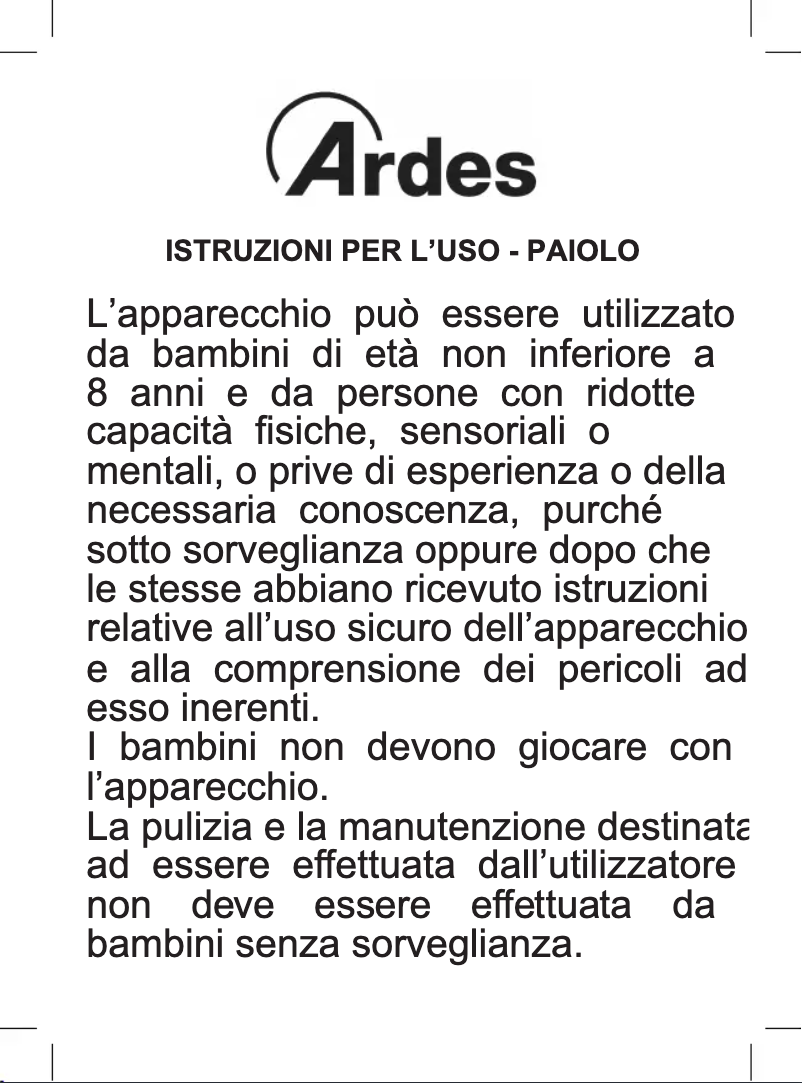 Página nº 1 - Manual de usuario Ardes AR2460