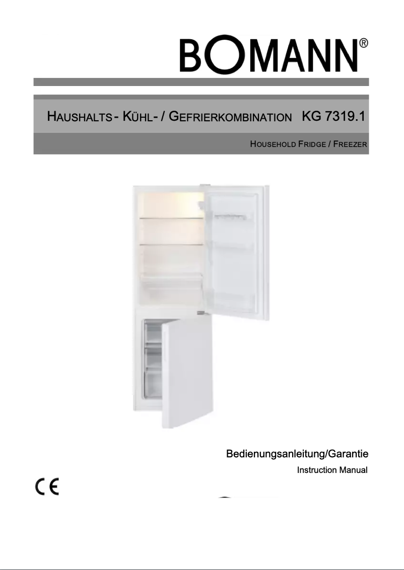 Imagen de la primera página del manual del dispositivo KG 7319.1