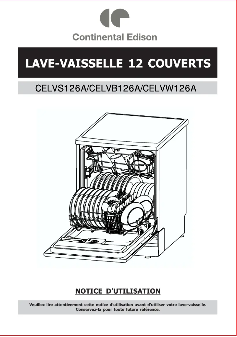 Imagen de la primera página del manual del dispositivo CELVW126A