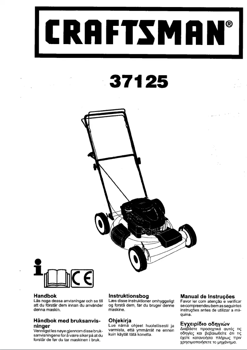 Página 1 del manual Manual de usuario Craftsman 37125