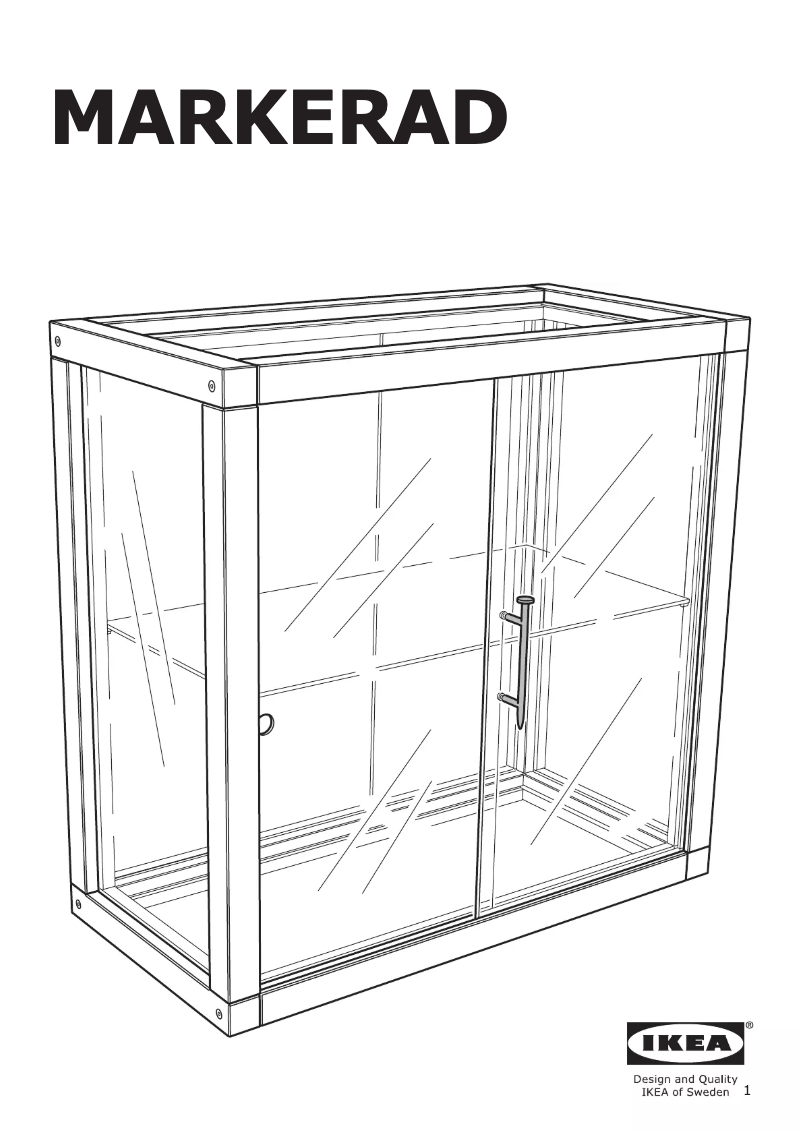 Página 1 del manual Manual de usuario Ikea MARKERAD