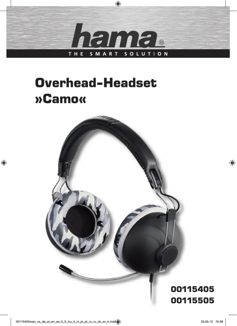 Imagen de la primera página del manual del dispositivo Camo Xbox 360