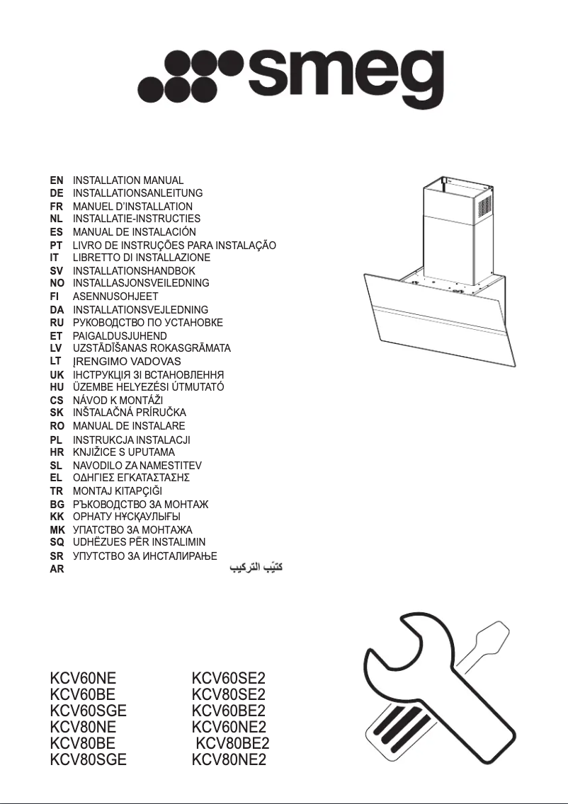 Página 1 del manual Manual de usuario Smeg KCV60BE